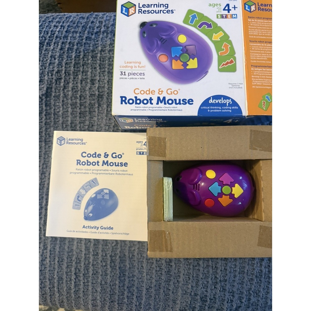 Learning Resources Code & Go Robot Mouse, Coding STEM learning Toy, New - Picture 3 of 6